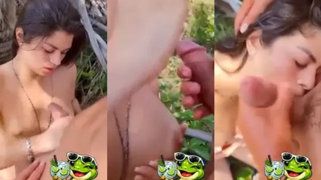 Luana Kazaki levando gozada do amante no meio do mato