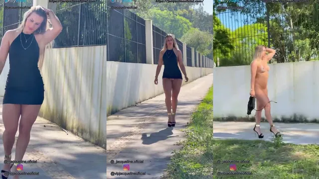 Loira casada putinha de corno se exibindo na rua