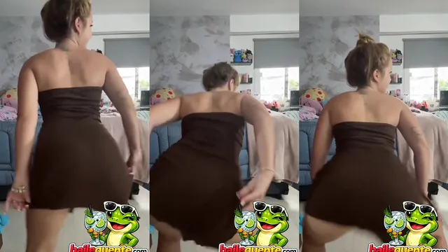 Antônia valadoa rebolando gostoso de vestido curto