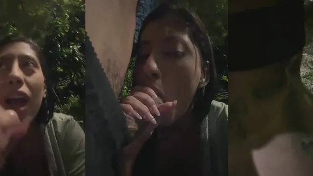 Putinha mamando na rua