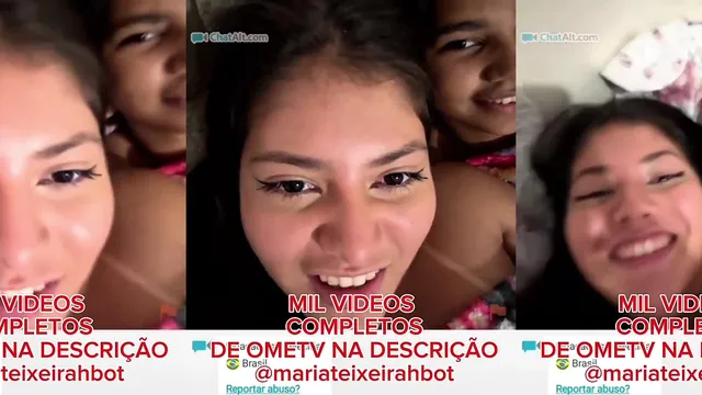 Novinhas safadas gostaram do que viram no ome