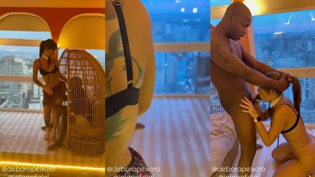 Debora fodendo com o negão gemendo na sua pica
