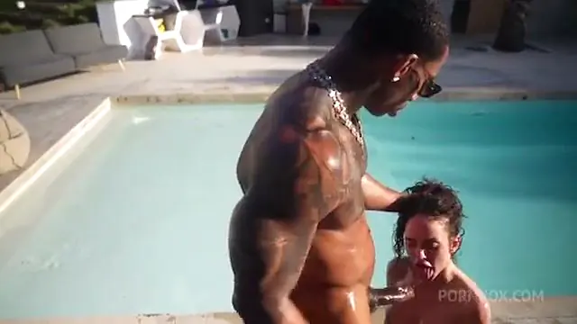 Busty Latina Gets Pounded by Big Black Cock