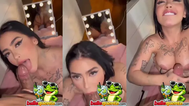 Mc Mirella Deepthroats Big Dick and Takes Cum on Tits