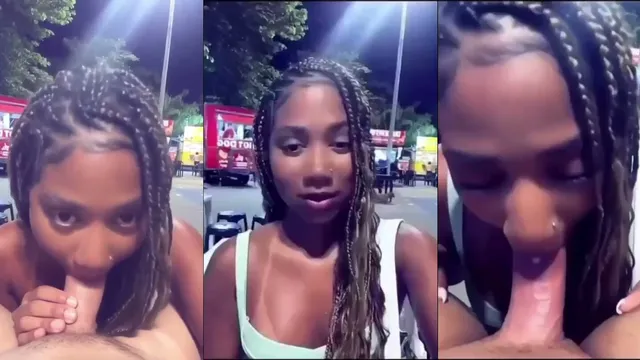 Moreninha safada mamando ia