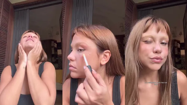 Bruna Carvalho com essa boca carnuda deve chupar um pau bem gostoso, da de pica na cara e