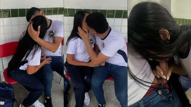 Amateur Brunette Hottie Gets Fucked in the Classroom