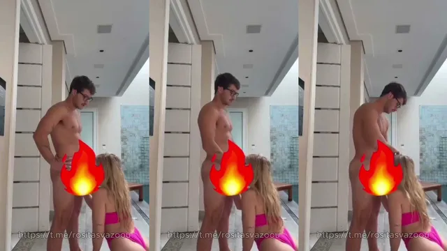 Sarah Estanislau Deepthroats Her Boyfriend on Camera