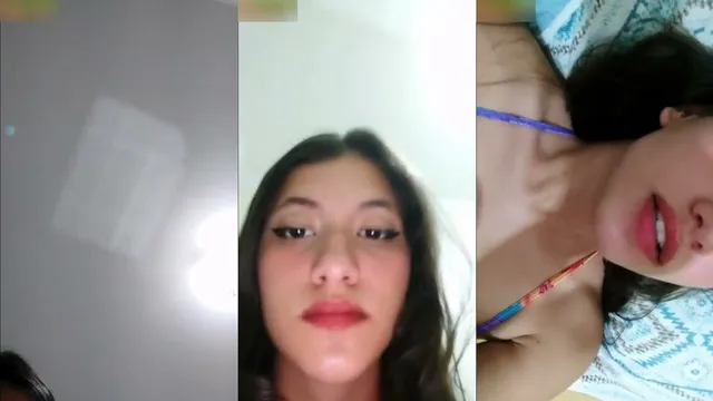Gostosa linda se exibindo em live