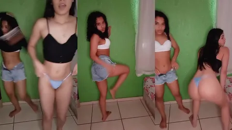 Amigas putinhas safadas rebolando gostoso na live caseira