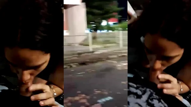 Morena perfeita foi obrigada a mamar e levar gozada na cara do uber