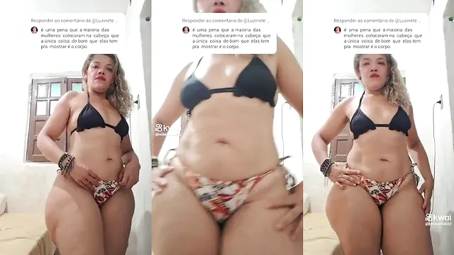 Coroa rabudona respondendo comentário abrindo a raba