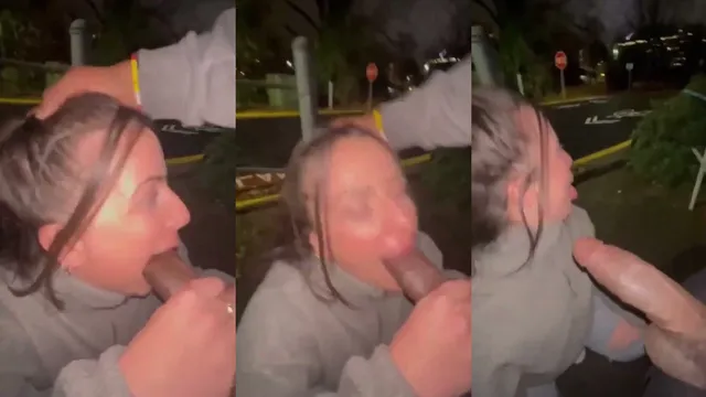 Mamado dotado na rua