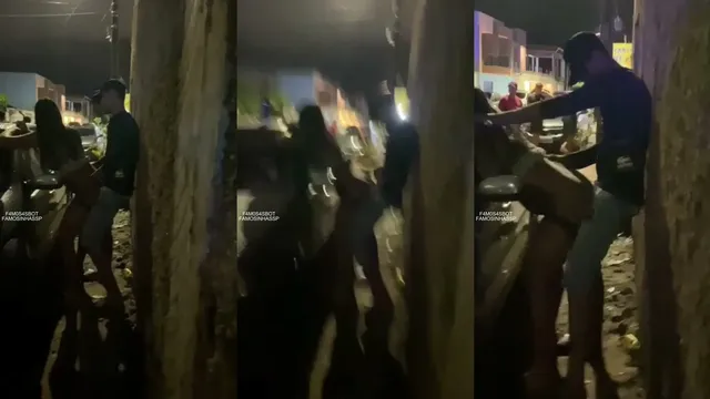 novinha dando no meio do baile