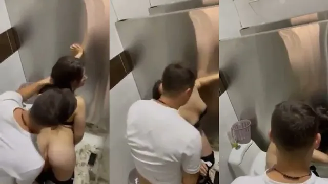 Fudendo a gostosa no banheiro