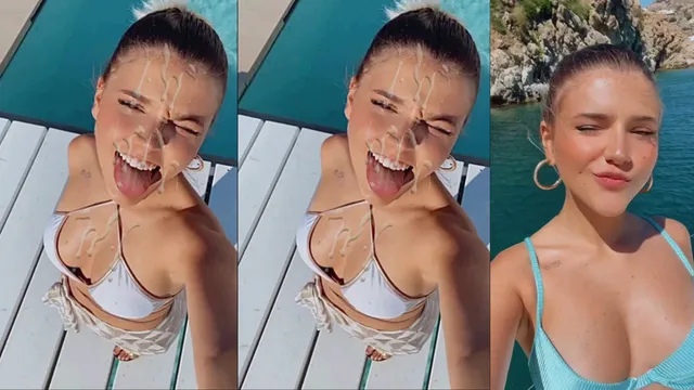 Melei a foto da Giulia nassa ficou linda toda meladinha