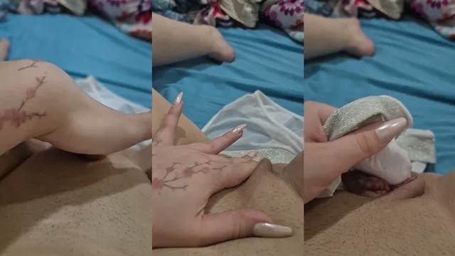 Duda amiga da esposa gozando para o Marido