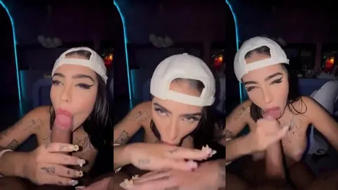 Boquete de famosa MC Mirella na garganta profunda