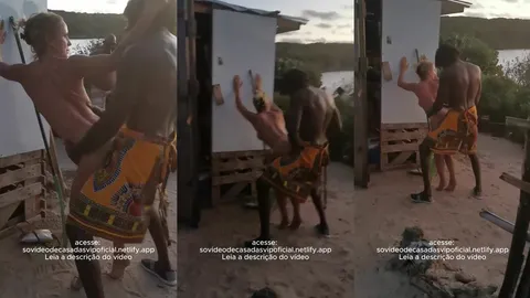 Esposa Transando com Negros DOTADOS Enquanto corno filma