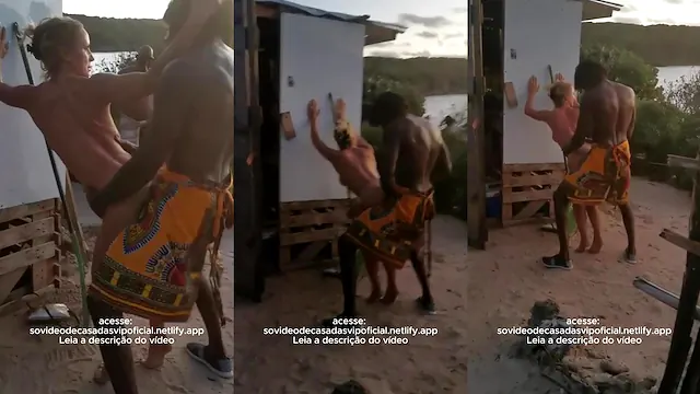 Esposa Transando com Negros DOTADOS Enquanto corno filma