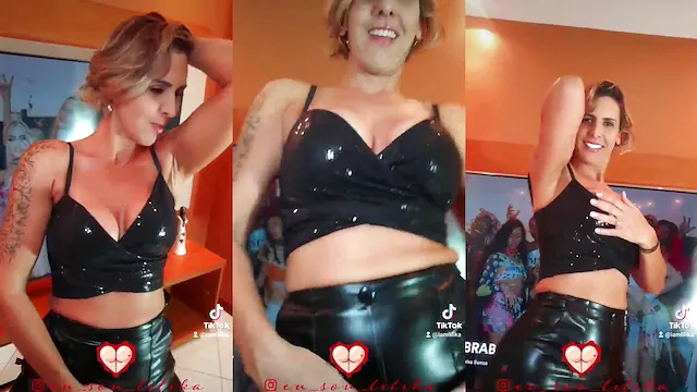 Coroa lilika Teixeira na dancinha sensual