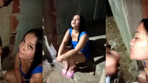 Leitando novinha piranha na rua