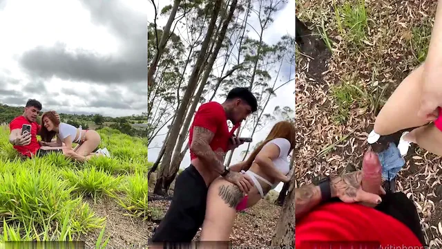Mari Ávila fodendo no meio do mato com Vitinho Prado