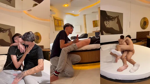 Luiz Reis fudendo cuzinho do amigo no motel