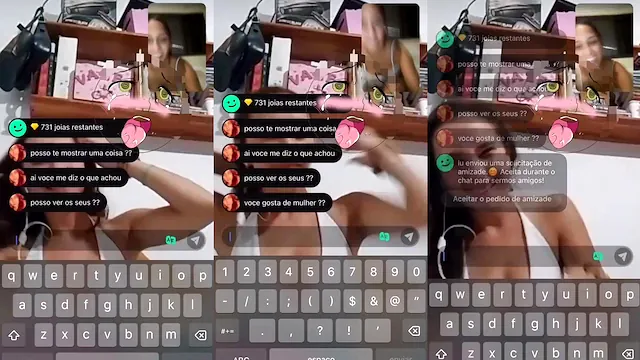 Gozando PRA NOVINHA INOCENTE NA CHAMADA