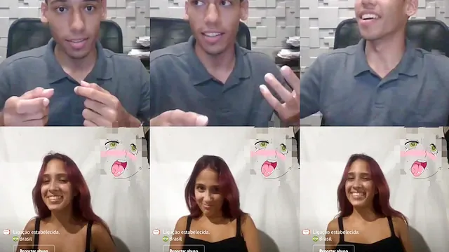 MOSTRANDO A BUCETINHA PRO VIRGEM NA CHAMADA