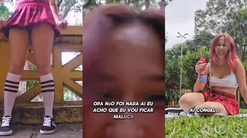 RUIVINHA MOSTRANDO A BUCETA EM PÚBLICO