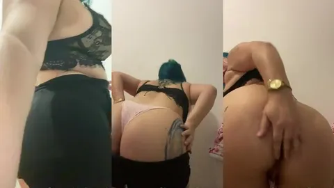 Coroa rabuda mostrando o cuzão tesudo