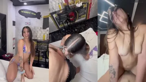 Laura Natalia follada duro en video casero por dos putas calientes