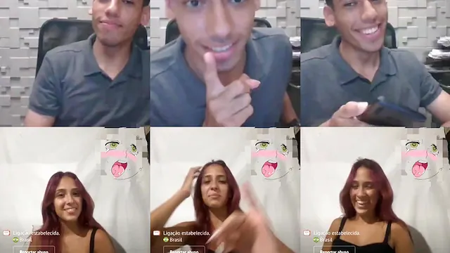 FAZENDO O VIRGEM SE ACABAR NA PUNHETA ENQUANTO ELA MOSTRA A BUCETINHA