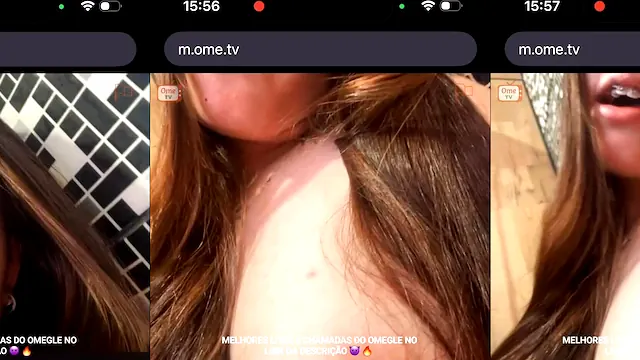 NOVINHA PEITUDA SE MASTURBANDO NO OMEGLE