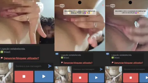 ELA SE IMPRESSIONOU COM O ROLUDO E BATEU UMA SIRIRICA PRA ELE NO OMEGLE