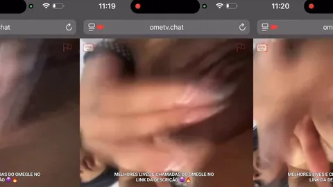 ELA NÃO SABIA QUE ELE TAVA GRAVANDO A TELA DO OMEGLE