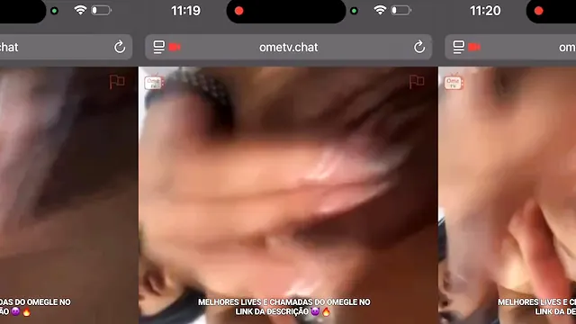 ELA NÃO SABIA QUE ELE TAVA GRAVANDO A TELA DO OMEGLE