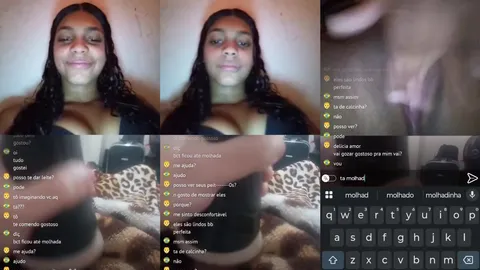 MORENINHA DO OMEGLE BATENDO SIRIRICA E FALANDO PUTARIA NO CHAT