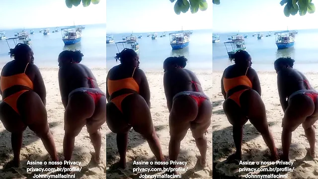 Tia e prima negras rabudas