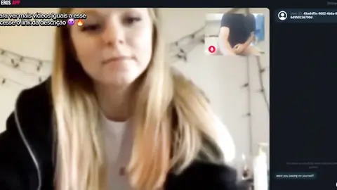 A LOIRINHA NÃO SABIA QUE ELE TAVA GRAVANDO A TELA E MOSTROU A BUCETA ROSINH