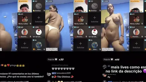 (LIVE) NINFETA GOSTOSA MOSTRANDO A BUCETINHA NO TIKTOK