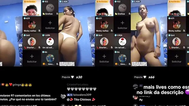 (LIVE) NINFETA GOSTOSA MOSTRANDO A BUCETINHA NO TIKTOK
